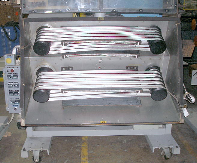 CUSTOM Heat Treating Machine, for yarn or tape up to 2" wide.